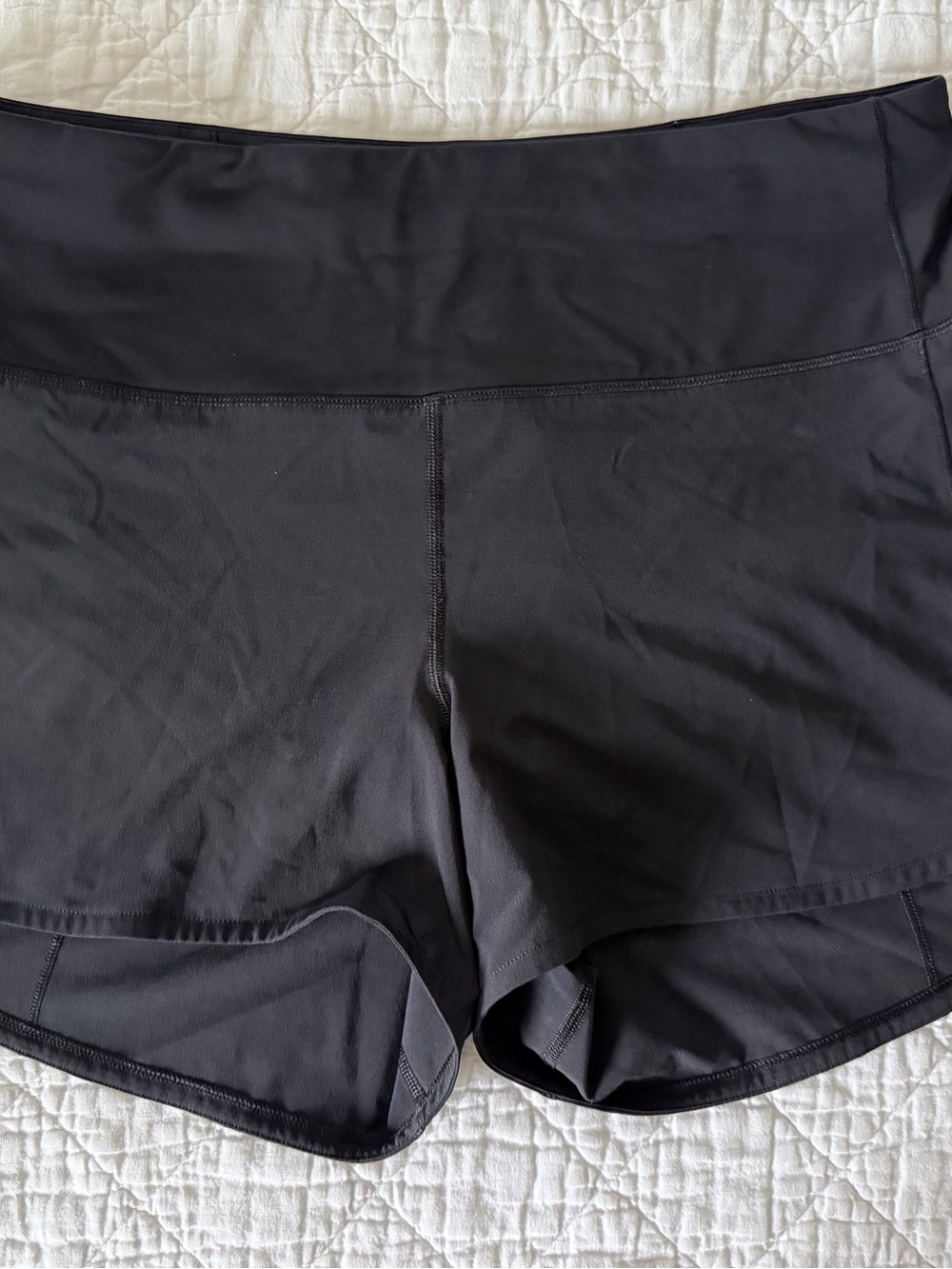 Lululemon Speed Up 4" HR Shorts Blk. Sz.10, Outstanding condition - Picture 8 of 11